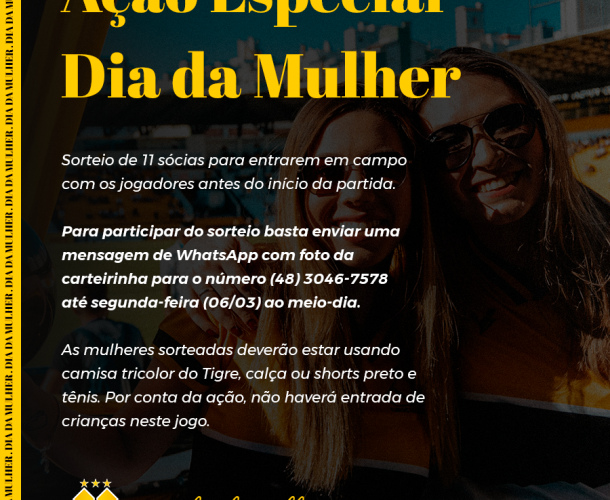 AÇÃO DE DIA DAS MULHERES