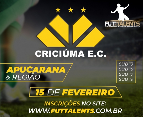 Avaliação para as categorias de base em Apucarana