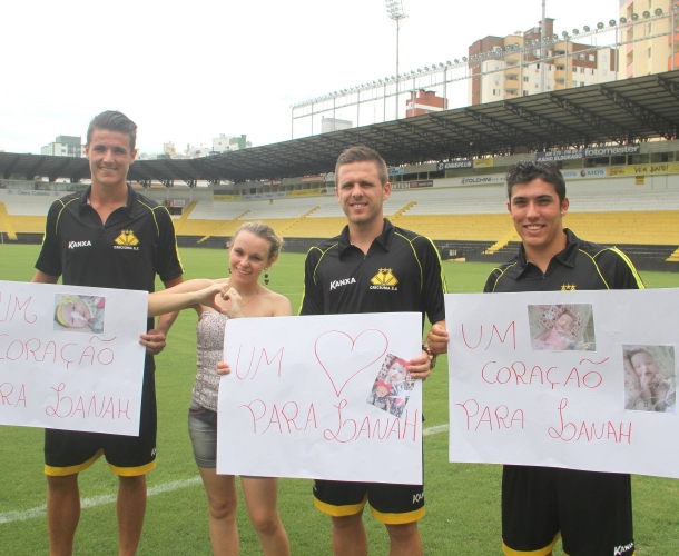 Bebê criciumense precisa de transplante de coração