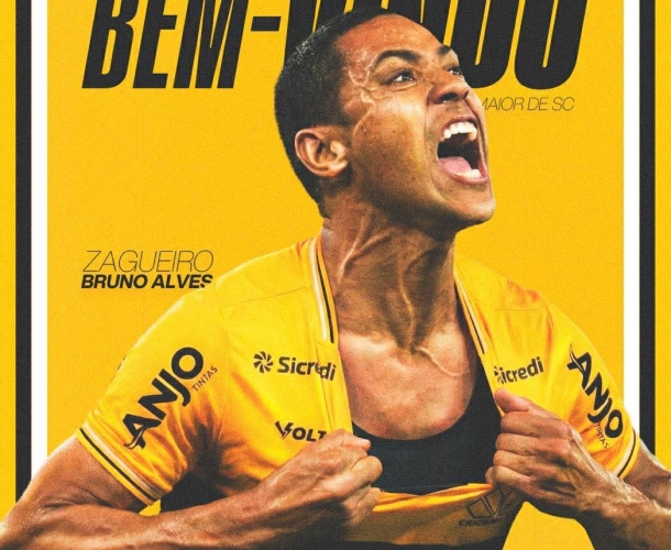 Bruno Alves é o novo zagueiro do Criciúma