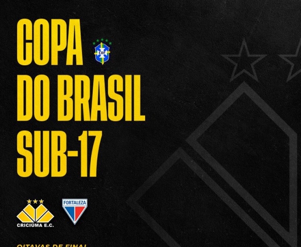 CBF divulga datas das oitavas da Copa do Brasil Sub-17