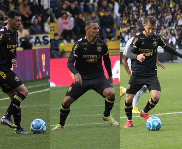 Claudinho, Arilson e Fellipe Mateus na Seleção da Rodada