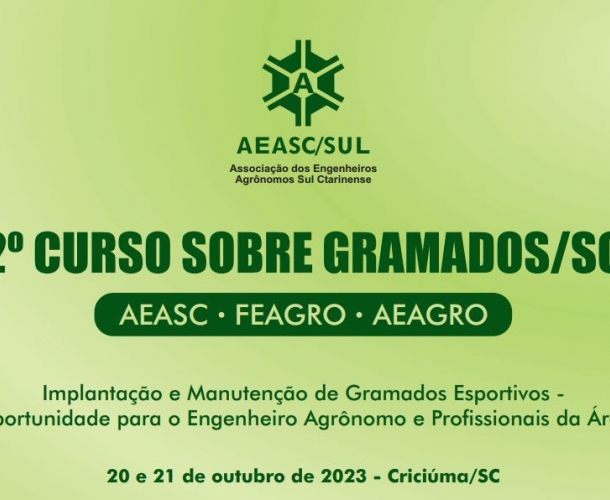 Clube recebe curso sobre gramados 