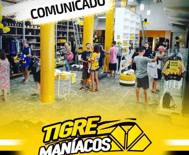 Comunicado da Loja Tigre Maníacos