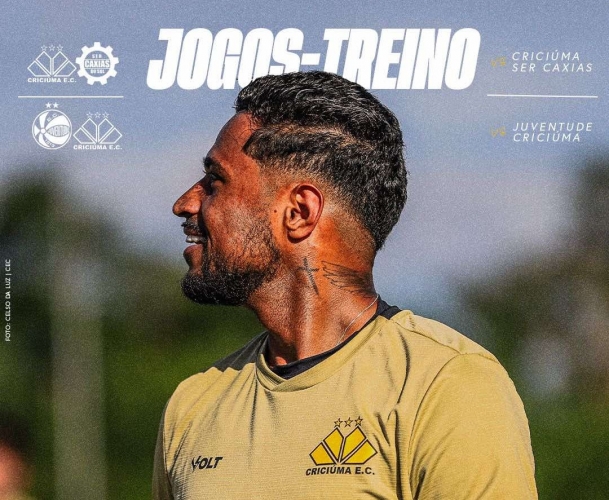Criciúma agenda jogos-treino para os próximos dias