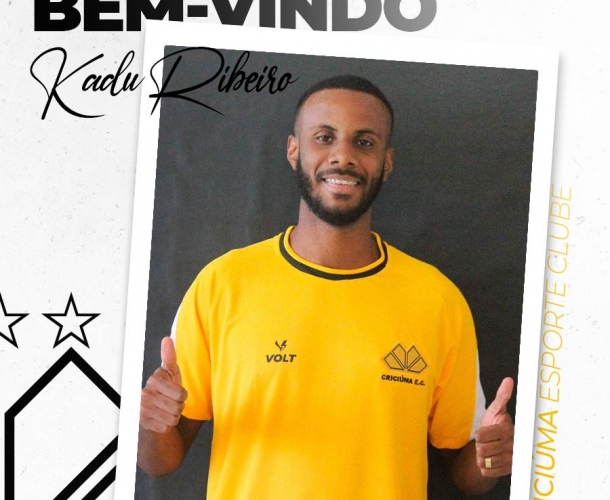 Criciúma contrata o zagueiro Kadu Ribeiro