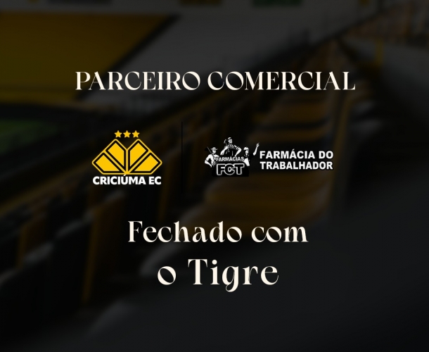 Criciúma e Farmácia do trabalhador renovam parceria para a temporada de 2026