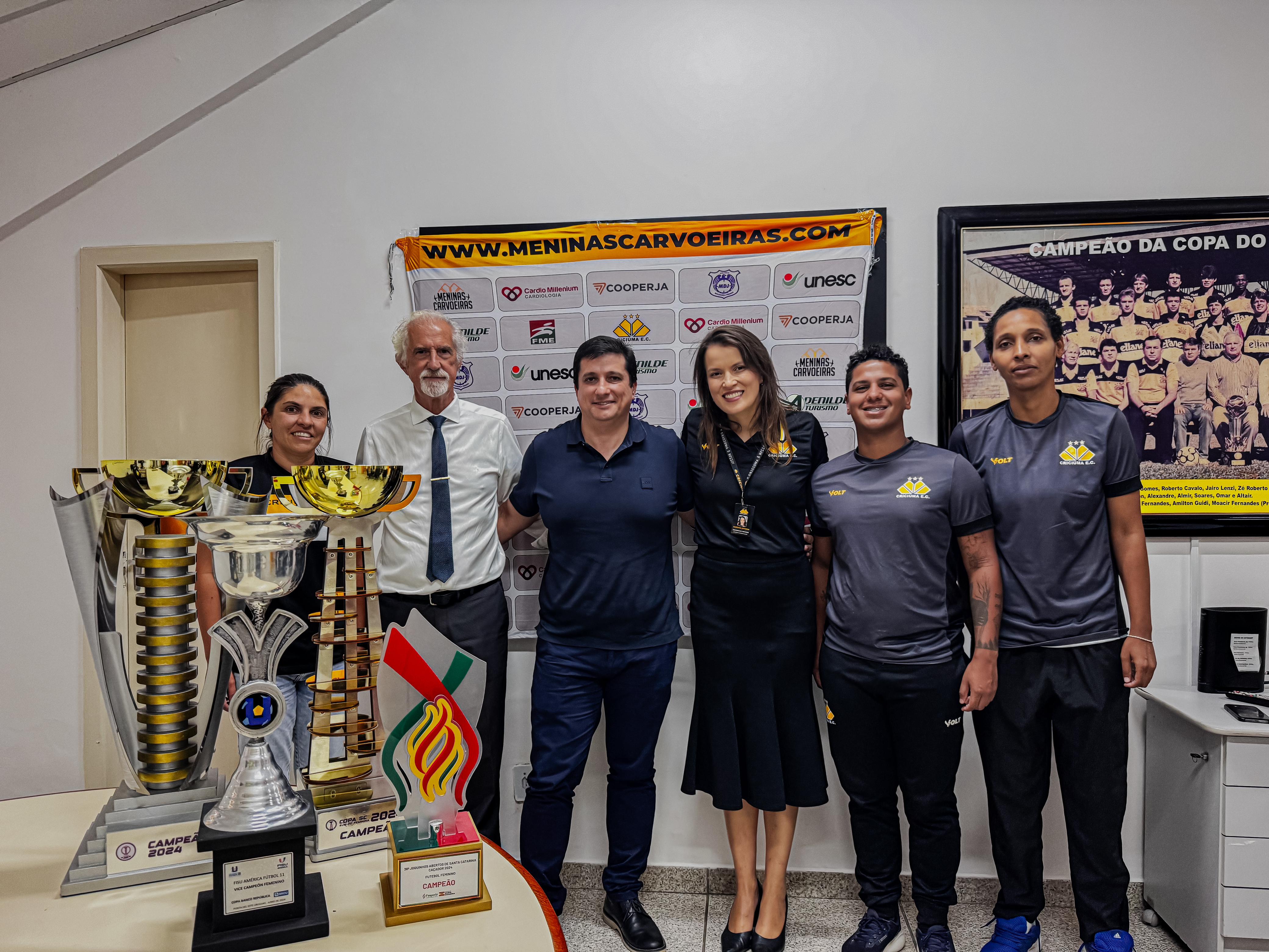 Criciúma e MDJ renovam parceria com as Meninas Carvoeiras 