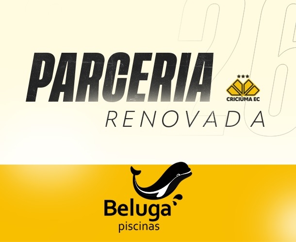 Criciúma e Piscinas Beluga renovam parceria para a temporada de 2026
