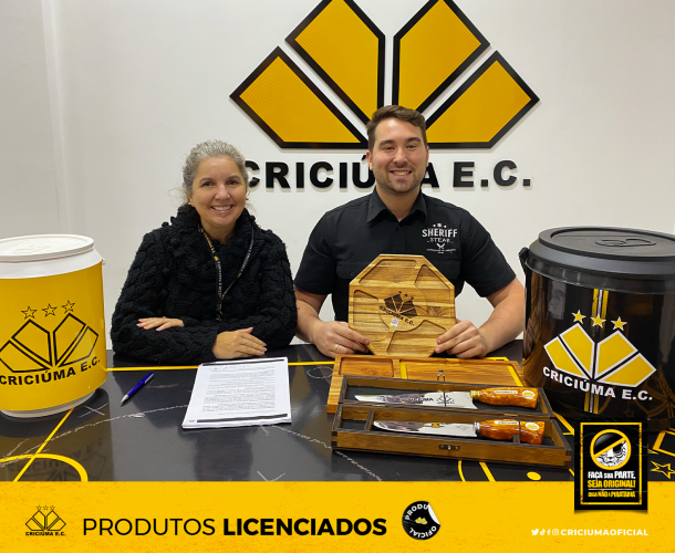 Criciúma e Sheriff Steak fecham parceria para licenciamento de produtos