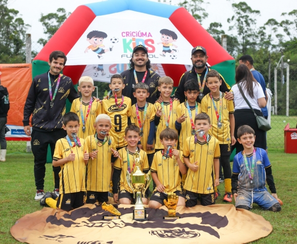 Criciúma E.C. é vice-campeão do Criciúma Kids Sub-8