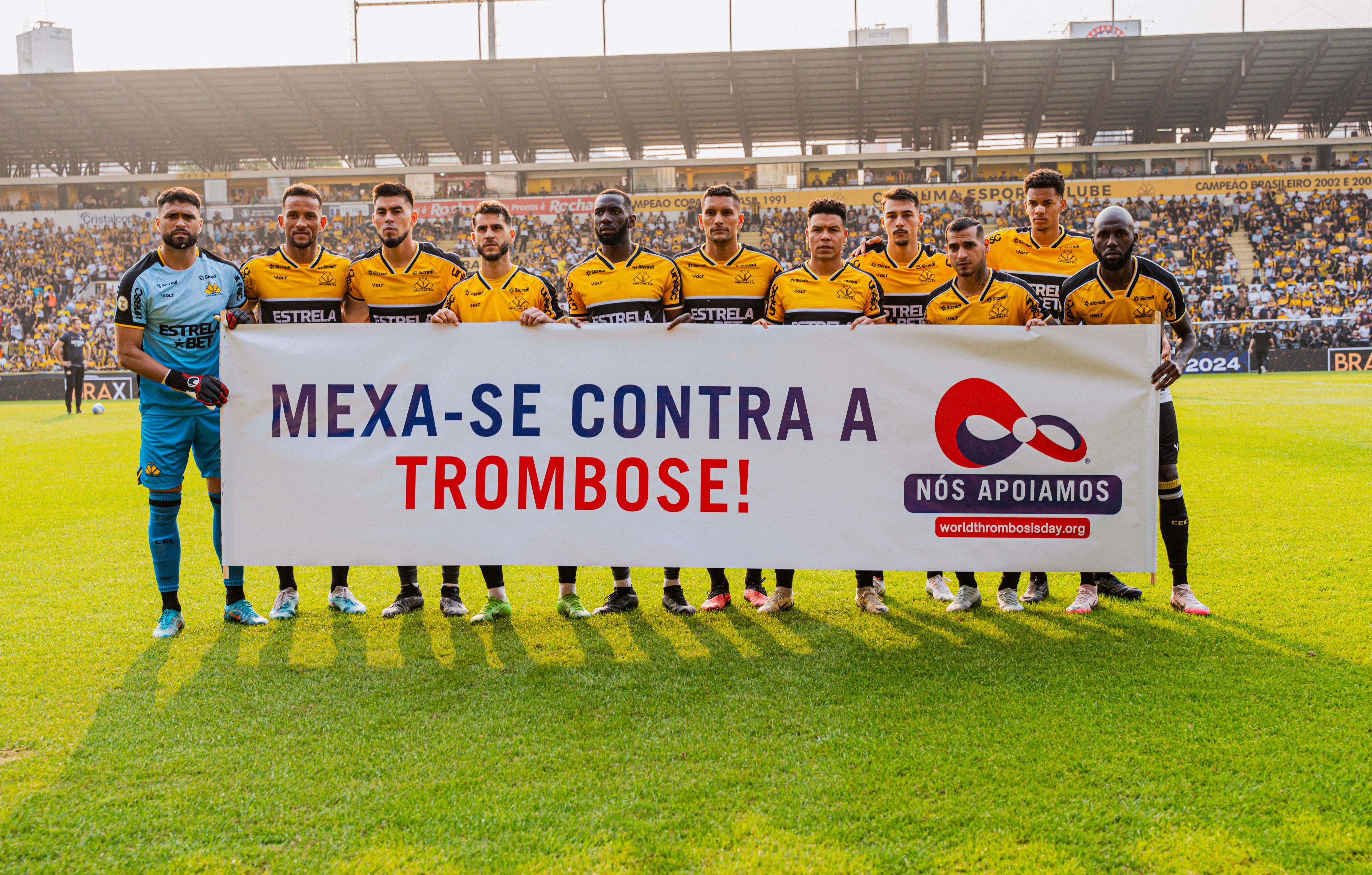 Criciúma está presente na luta contra a trombose