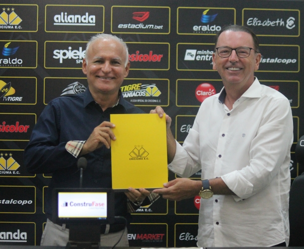 Criciúma firma a parceria com a Construfase