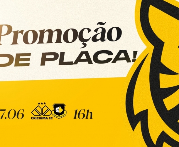 Criciúma lança promoção de ingressos para sócios no duelo contra o São Bernardo
