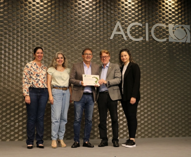 CRICIÚMA RECEBE SELO ACIC DE PRÁTICAS SUSTENTÁVEIS