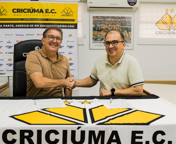 Criciúma renova contrato de patrocínio com TECMISS para 2024