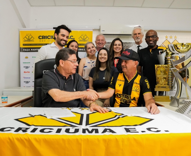 Criciúma renova parceria com a Rocha Alimentos para 2024 