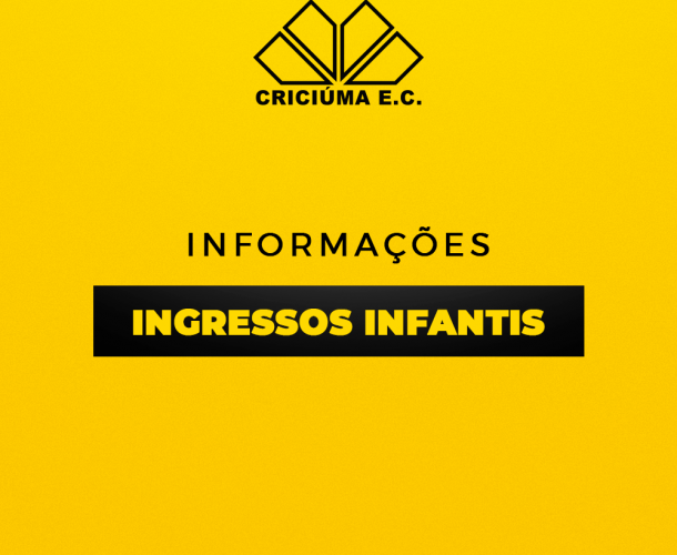 Distribuição de ingressos infantis para Criciúma x Londrina