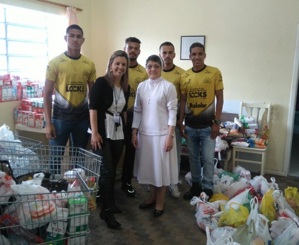 Doação ao hospital de Urussanga