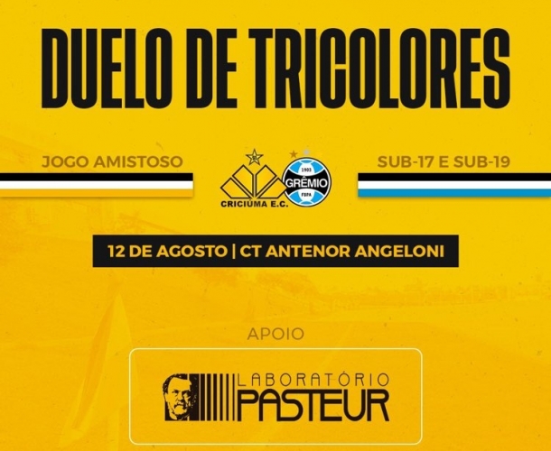 Duelo de Tricolores: bases do Tigre e do Grêmio se enfrentam nesta quinta