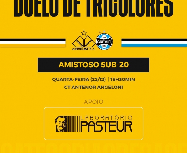 Duelo de Tricolores: Sub-20 do Tigre e Grêmio se enfrentam