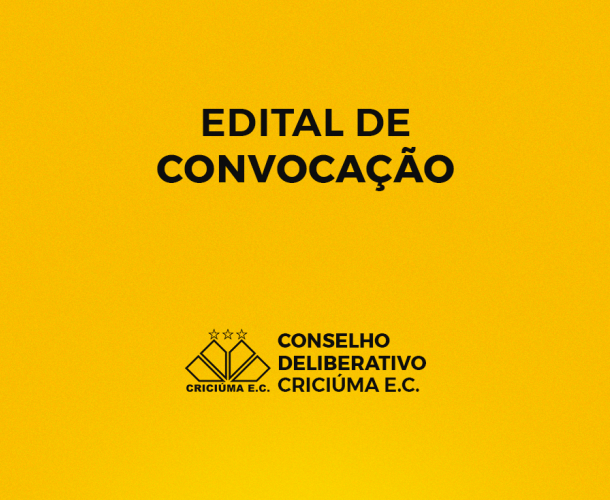 Edital de convocação do Conselho Deliberativo