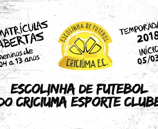 Escolinha do Criciúma abre inscrições