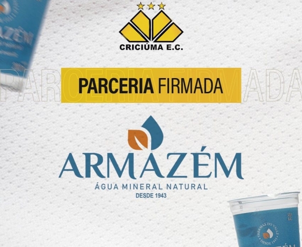 Firmada a parceria com a Água Mineral Armazém