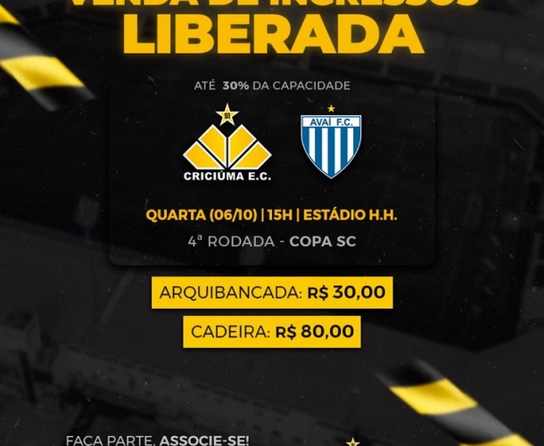 Informações para Criciúma x Avaí