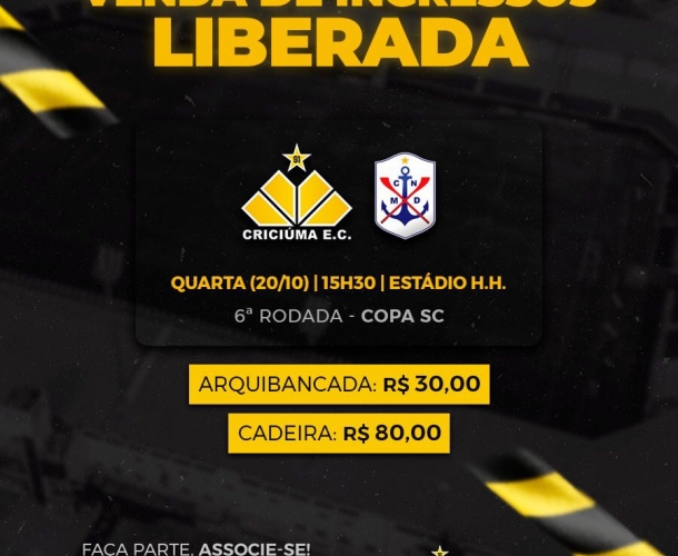 Informações para Criciúma x Marcílio Dias