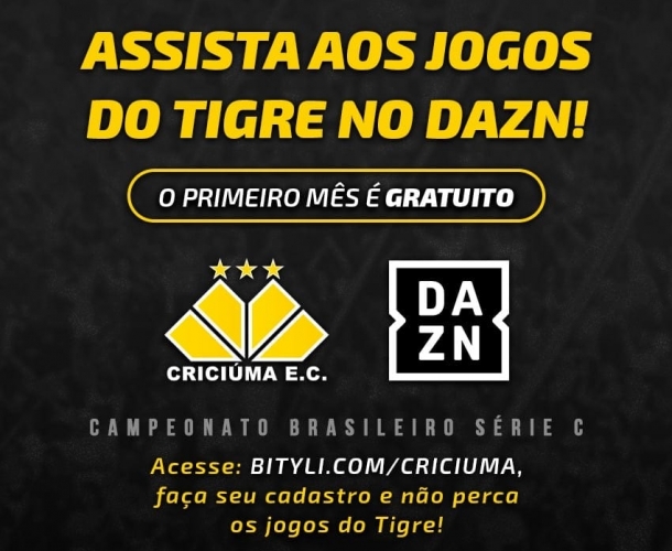 Jogos do Tigre é no DAZN