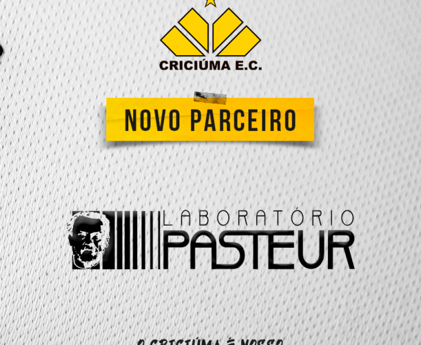 Laboratório Pasteur é o novo parceiro do Criciúma