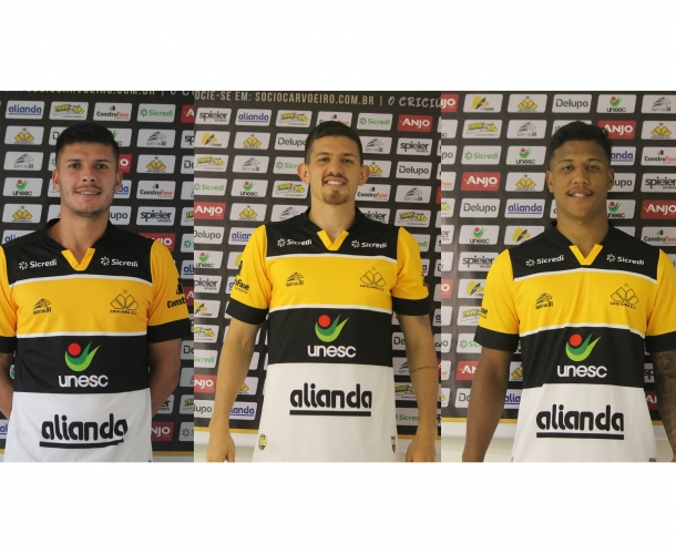 Léo Campos, Philipe Maia e Marcus Índio são apresentados oficialmente