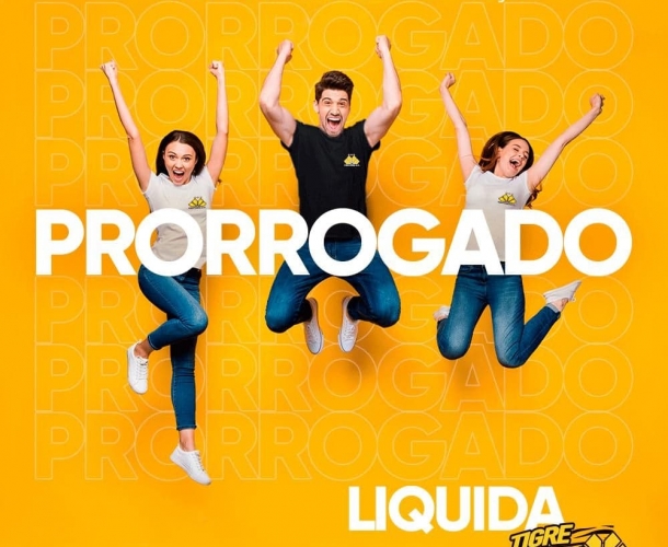 Liquidação estendida na Loja Tigre Maníacos