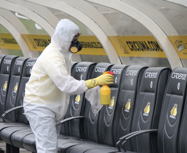 Majestoso recebe sanitização preventiva