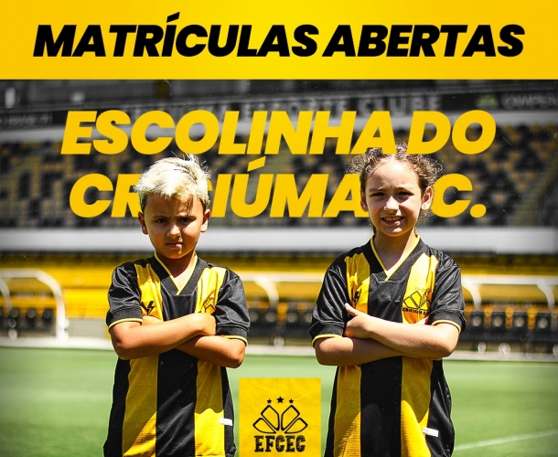 MATRÍCULAS ABERTAS PARA A ESCOLINHA DO CLUBE