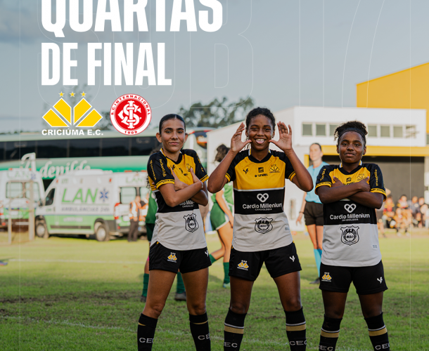 Meninas Carvoeiras garantem vaga nas quartas do Brasileirão Sub-17 e enfrentam o Internacional