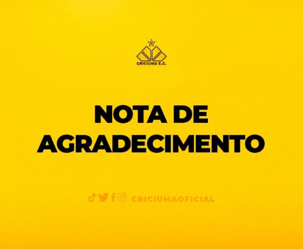 Nota de agradecimento