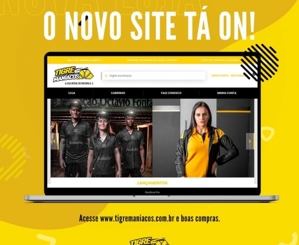 Novo site da Tigre Maníacos está disponível