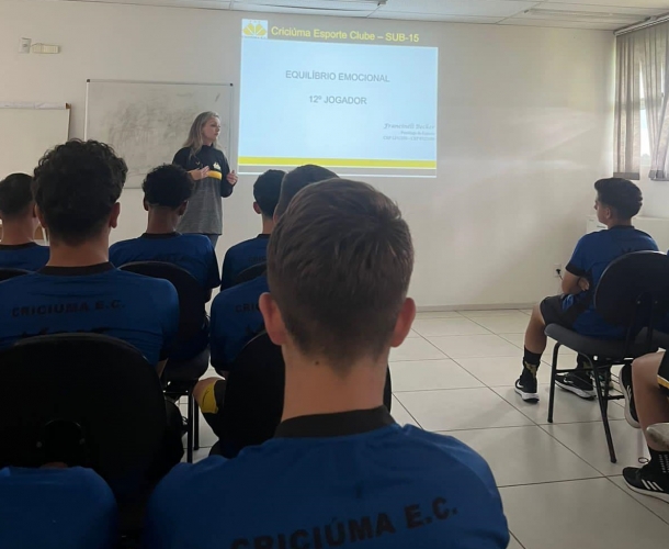 Preparação psicológica é tema de ação com o Sub-15 
