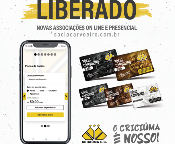 Saiba como realizar seu cadastro de Sócio Carvoeiro