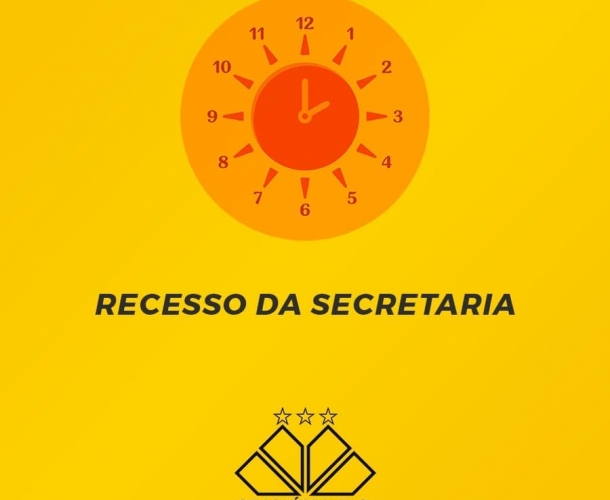 Secretaria do clube entrará em recesso