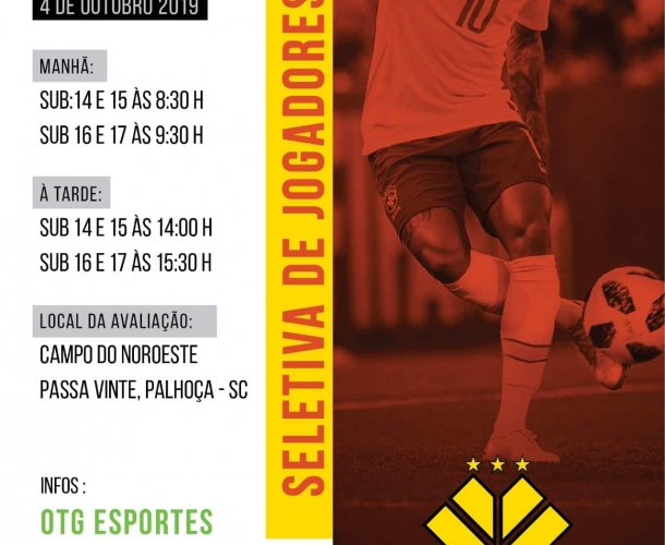 Seletiva para a base em Palhoça