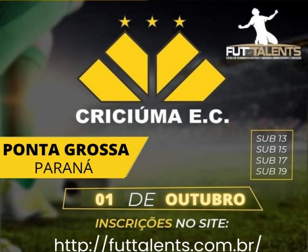 Seletiva para a base em Ponta Grossa (PR)