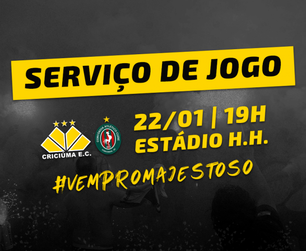 Serviço de jogo para a estreia no Catarinense
