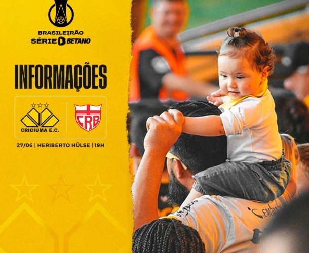 Serviço de jogo para Criciúma x CRB