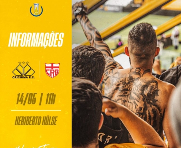 Serviço de jogo para Criciúma x CRB
