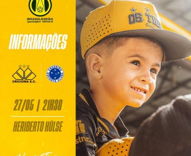 Serviço de jogo para Criciúma x Cruzeiro