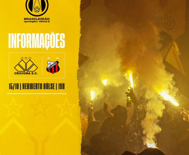 Serviço de jogo para Criciúma x Ituano