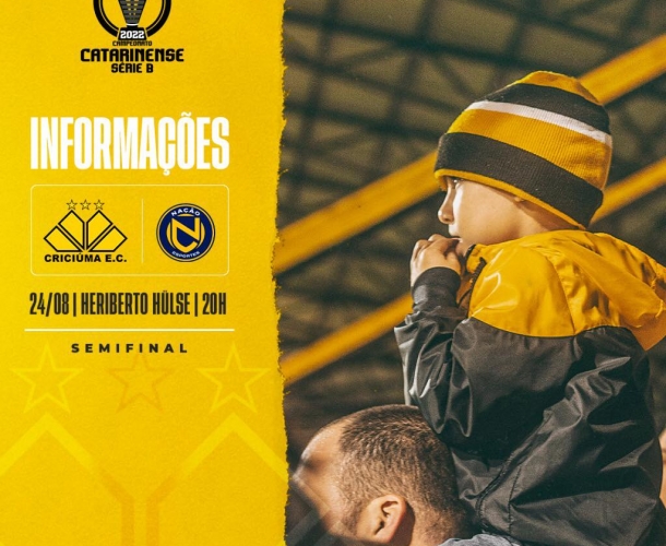 Serviço de jogo para Criciúma x Nação